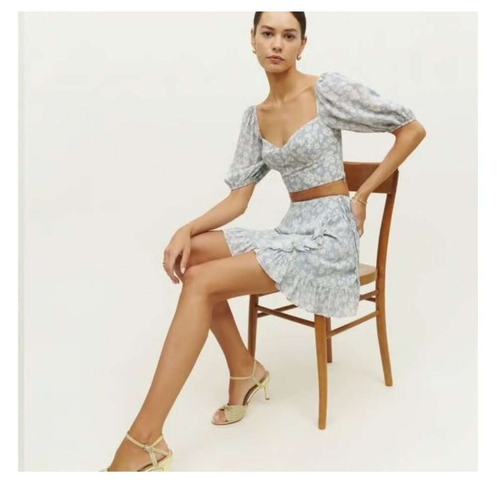 Reformation Sinead Two Piece Sz 2 $248